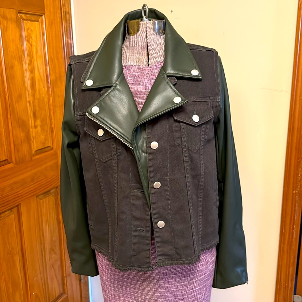 Dear John Denim and Vegan Leather Jacket